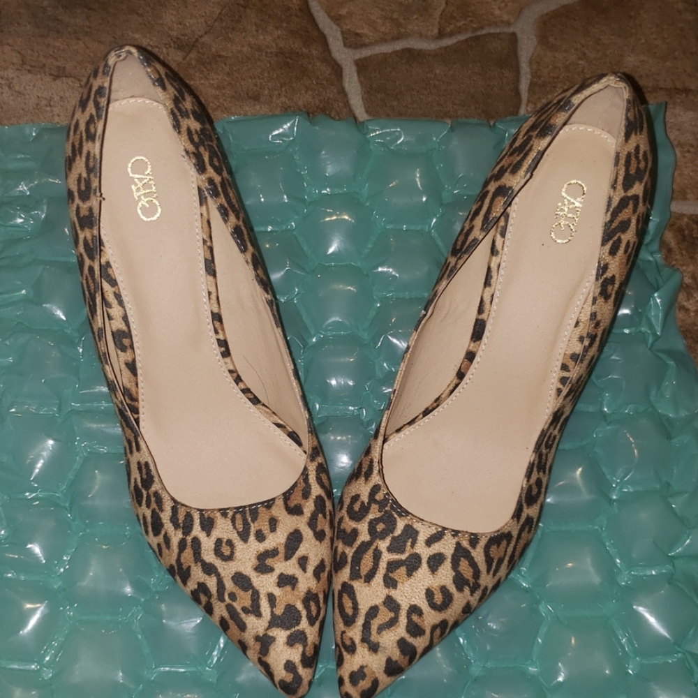 Leopard print shoes